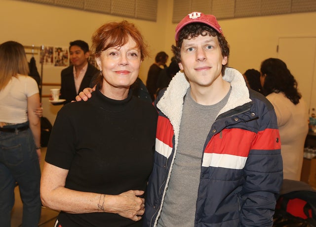 Susan Sarandon and Jesse Eisenberg