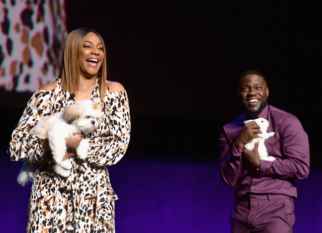 Tiffany Haddish and Kevin Hart in Las Vegas