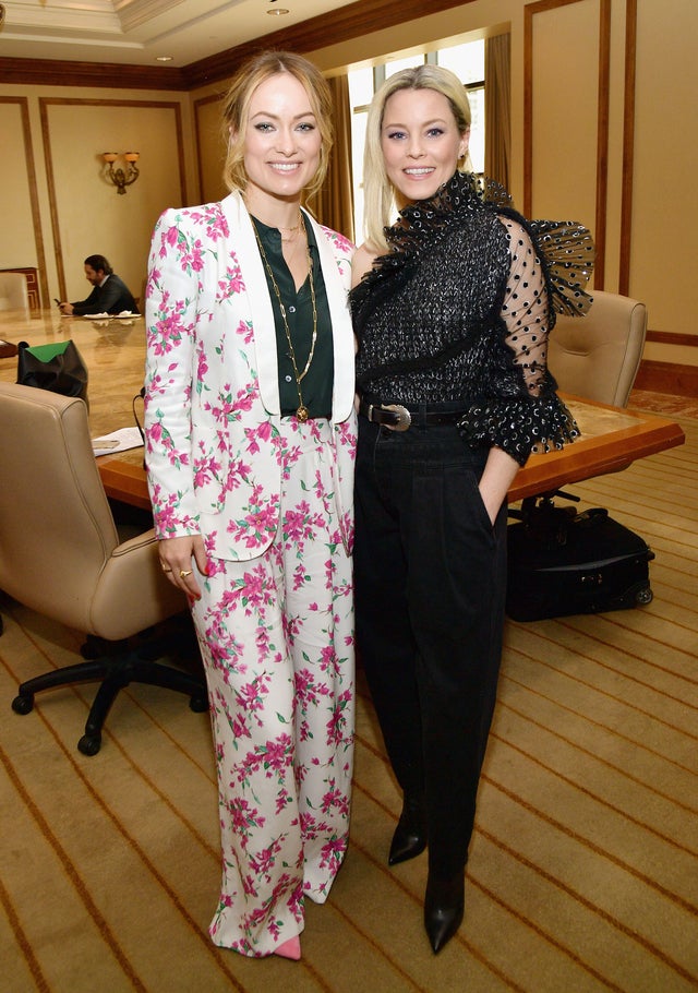 Olivia Wilde and Elizabeth Banks at CinemaCon 2019