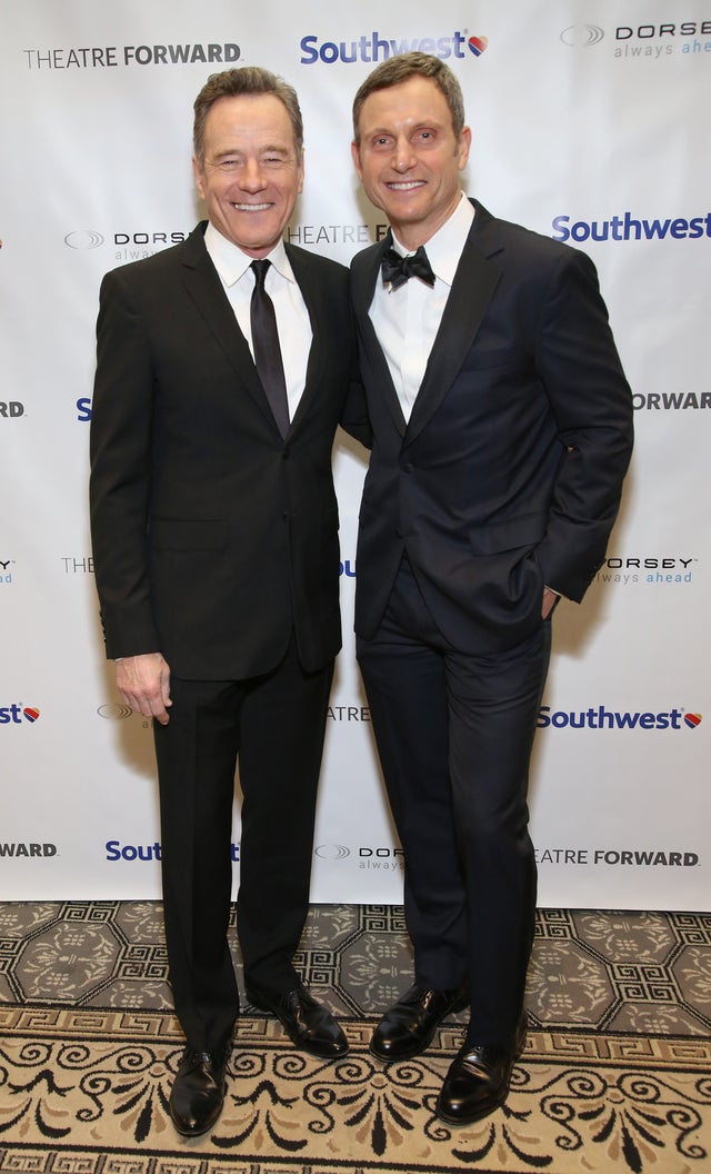 Bryan Cranston and Tony Goldwyn at the Theatre Forward's Chairman's Awards Gala