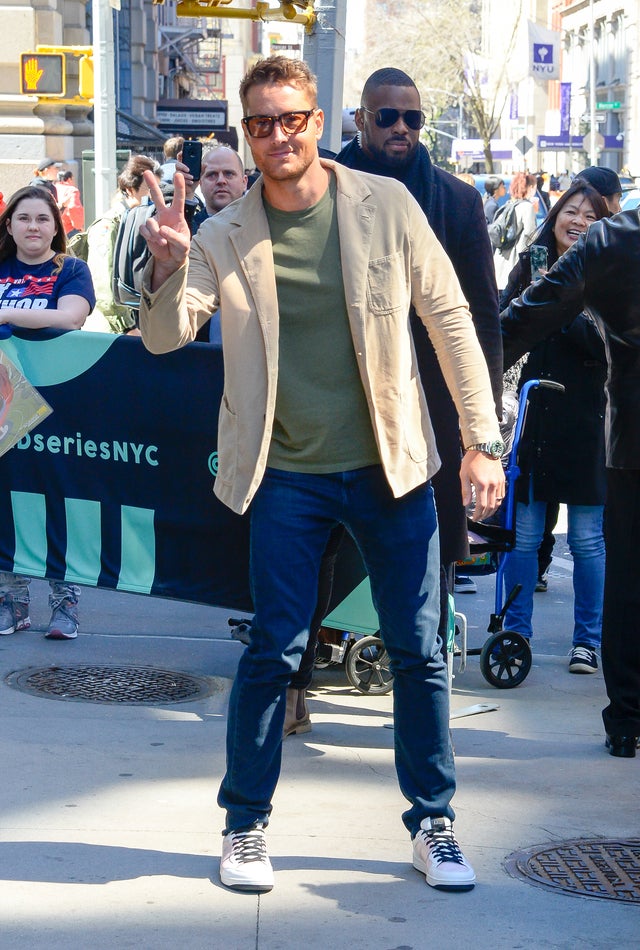 Justin Hartley in nyc