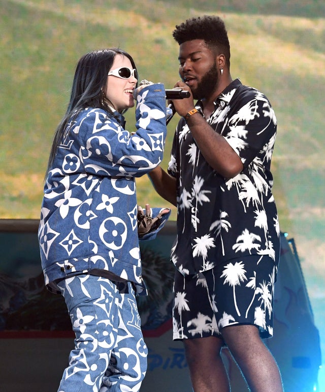 Billie Eilish and Khalid at Coachella