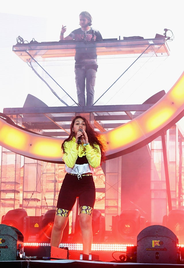 Alessia Cara and Zedd at coachella weekend 2