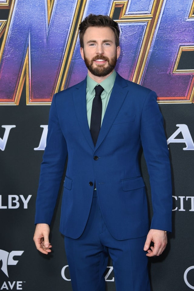 Chris Evans at 2019 endgame premiere