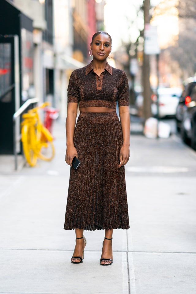 Issa Rae wears Michael Kors in nyc