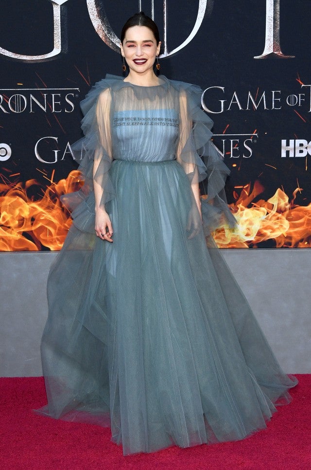 Emilia Clarke Game of Thrones Season 8 Premiere