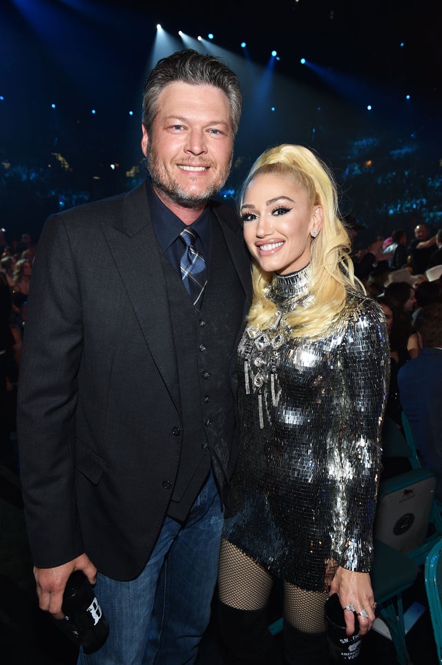 Blake Shelton and Gwen Stefani at 2019 ACM Awards