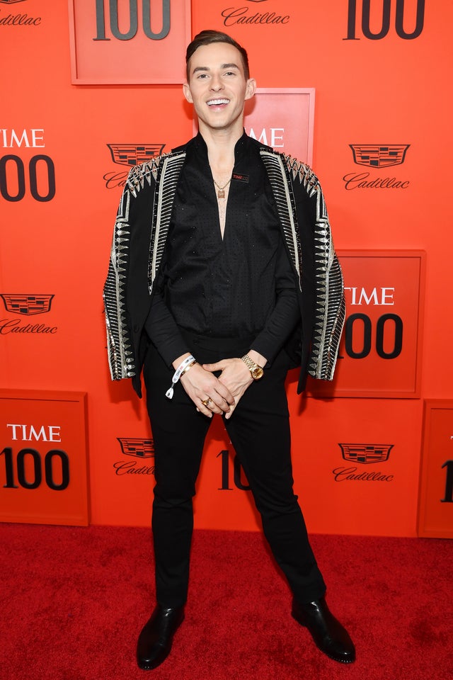 Adam Rippon at time 100 gala