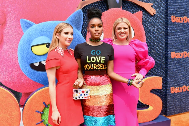  Emma Roberts, Janelle Monáe and Kelly Clarkson at uglydolls premiere