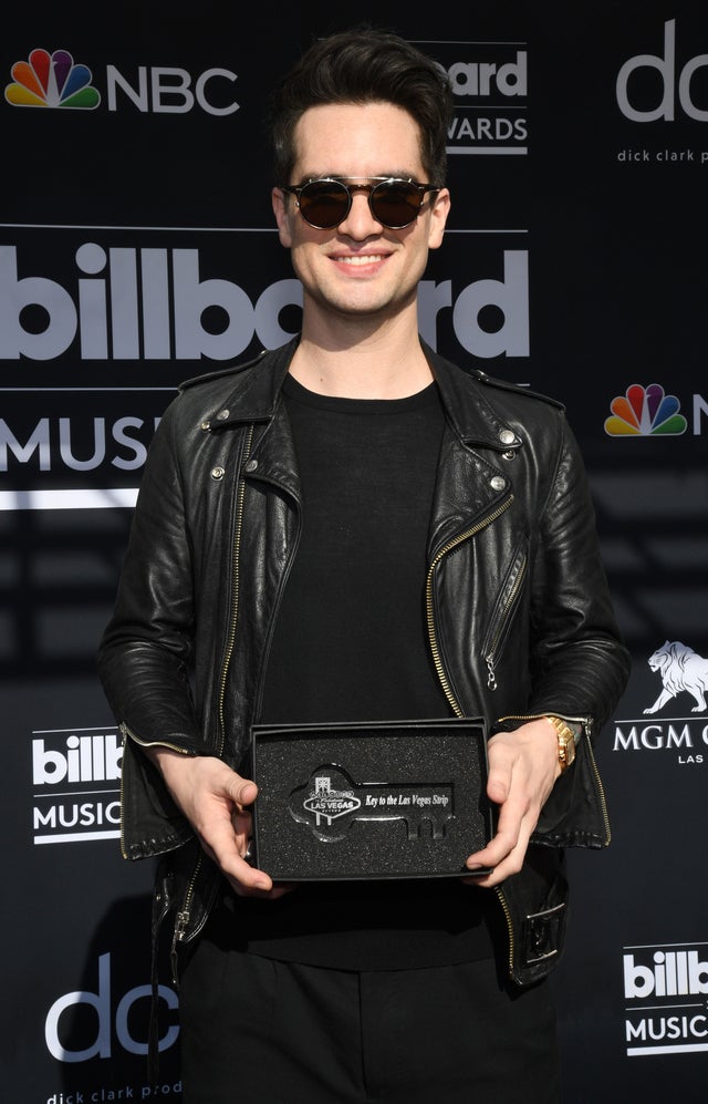 Brendon Urie receives key to vegas