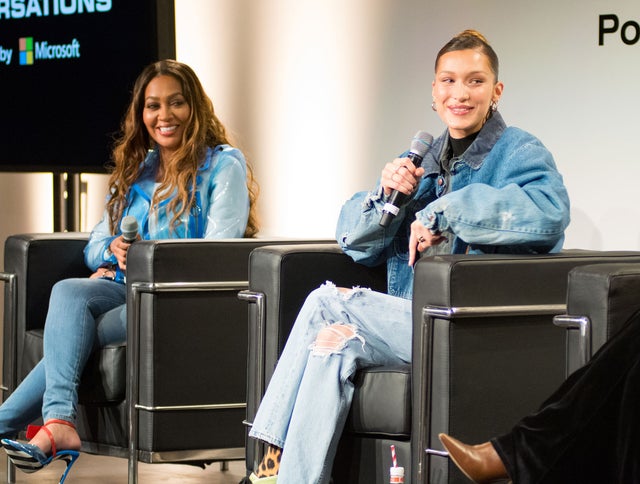 La La Anthony and Bella Hadid