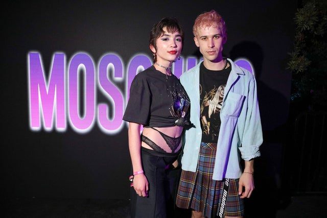 Rowan Blanchard and Tommy Dorfman at KAOS