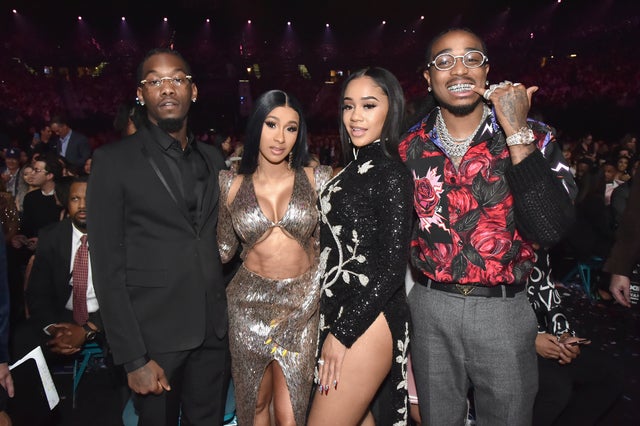 Offset, Cardi B, Saweetie and Quavo at 2019 billboard music awards