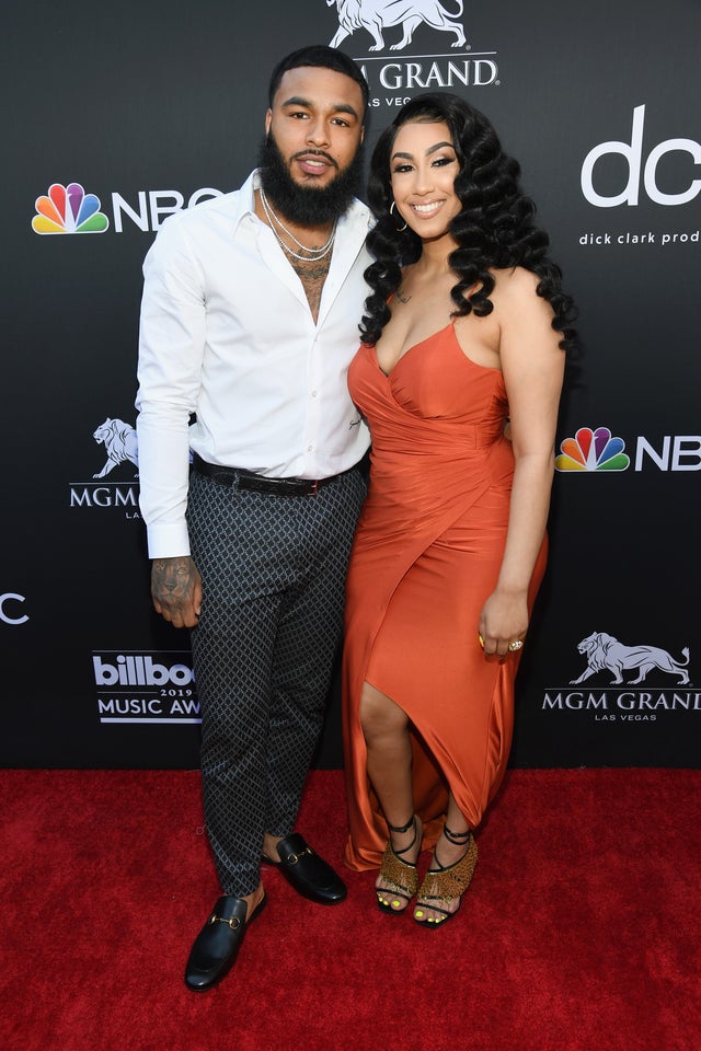 Clarence White and Queen Naija at 2019 billboard music awards