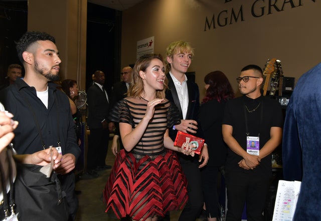 Kiernan Shipka and Ross Lynch at billboard awards