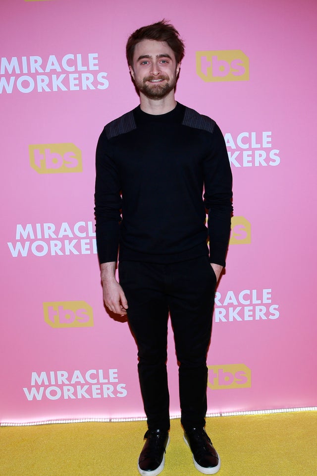 Daniel Radcliffe at miracle works screening in nyc