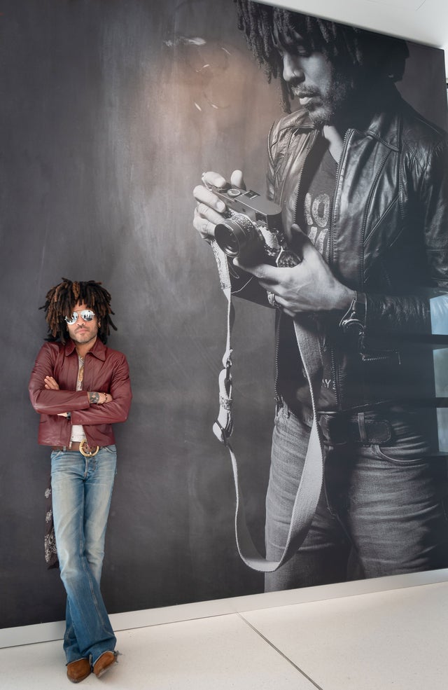 Lenny Kravitz at Leica Gallery in Germany