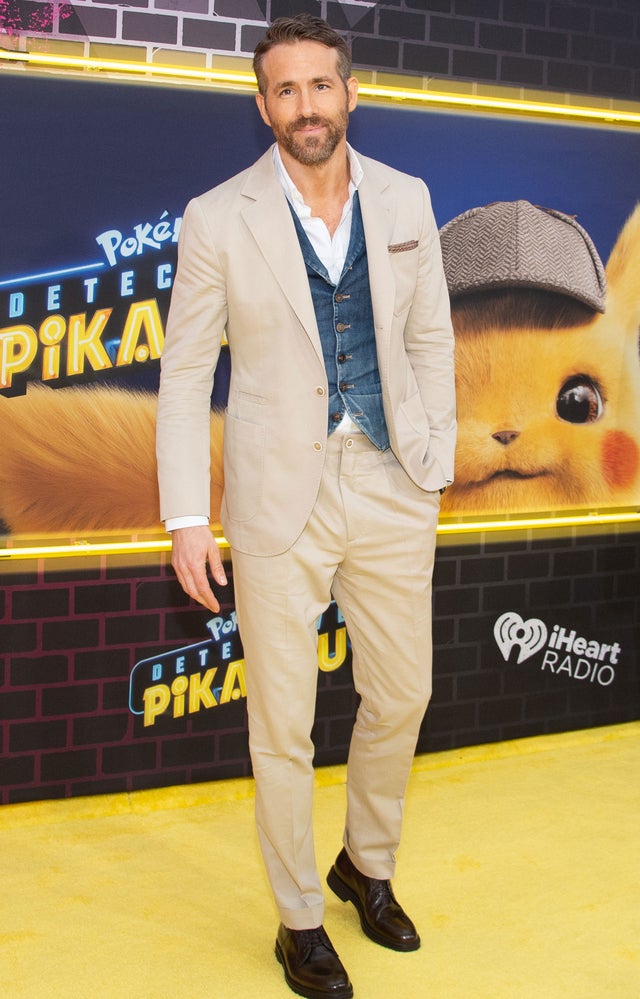 Ryan Reynolds at Pokemon: Detective Pikachu premiere