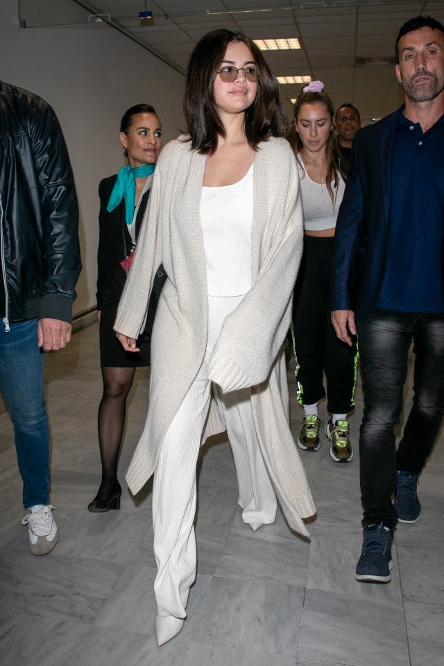 Selena Gomez at Nice airport ahead of Cannes