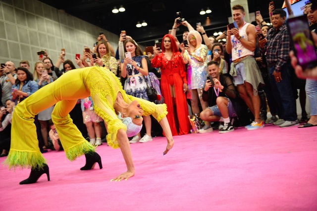 Yvie Oddly attends RuPaul's DragCon LA 2019