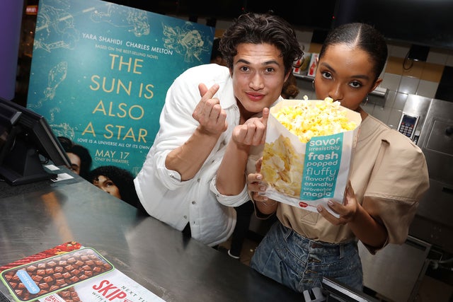 Charles Melton and Yara Shahidi at sun is also a star event