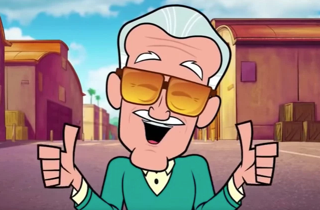 Stan Lee in teen titans go!