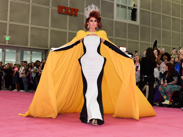 Trinity Taylor walks the pink carpet at RuPaul's DragCon LA 2019