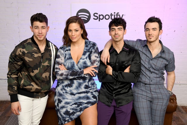 Jonas Brothers and Ashley Graham