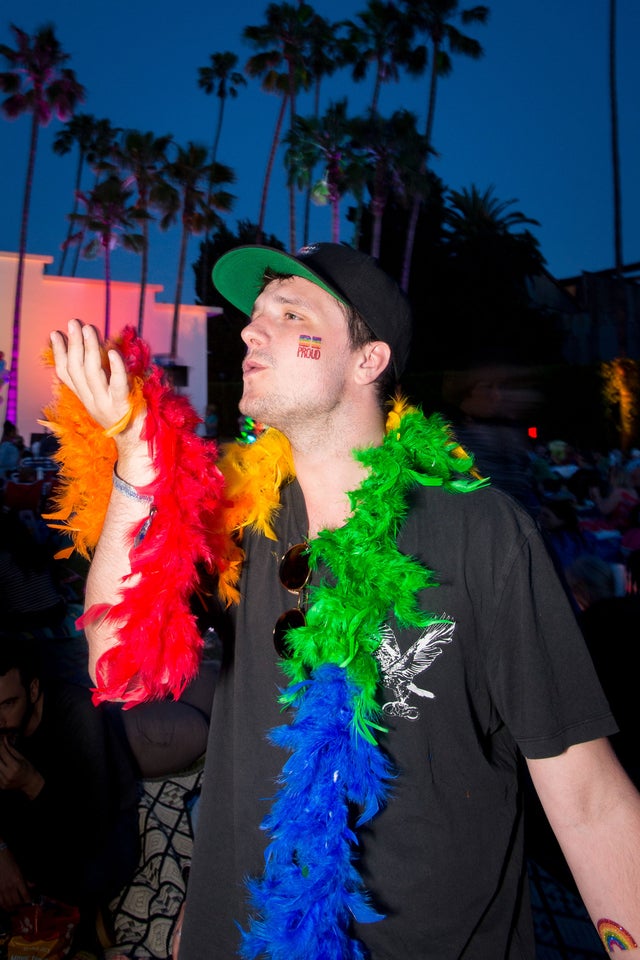 Josh Hutcherson at the birdcage screening