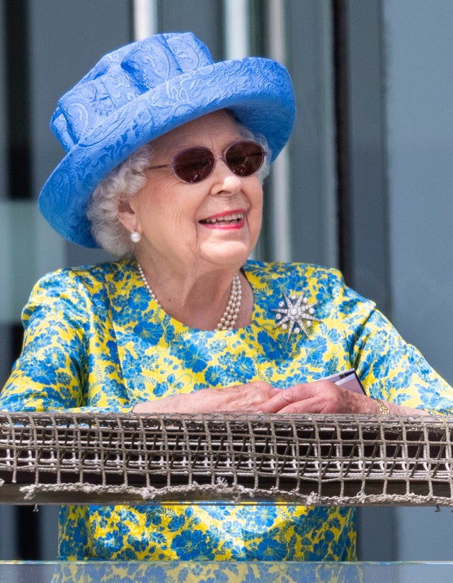 Queen Elizabeth at epsom derby