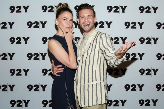 Sutton Foster and Nico Tortorella  at 92nd street y