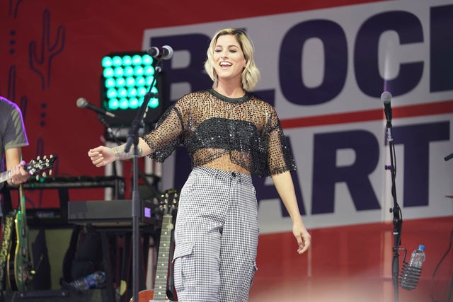 Cassadee Pope at CMT block party 2019