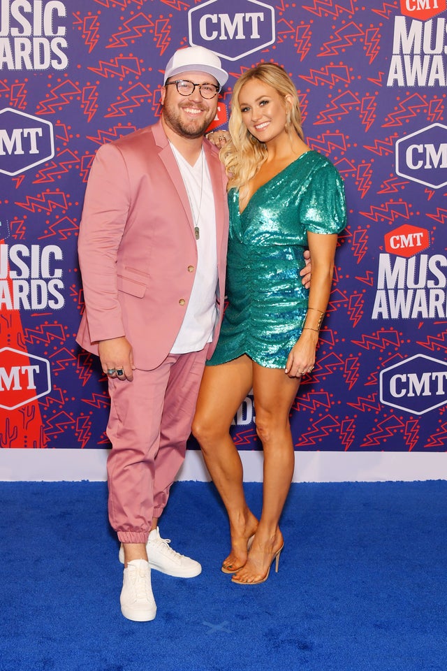 Mitchell Tenpenny and Meghan Patrick at 2019 cmt awards