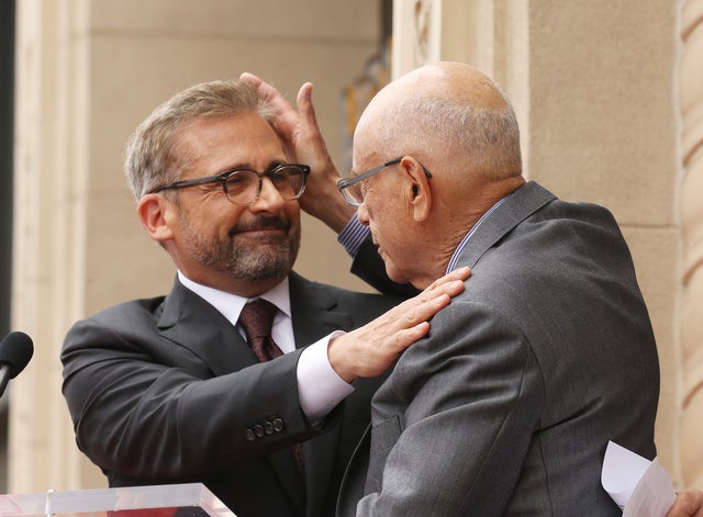 Steve Carell and Alan Arkin at Hollywood Walk of Fame ceremony