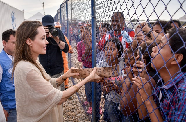 Angelina Jolie visits Colombia