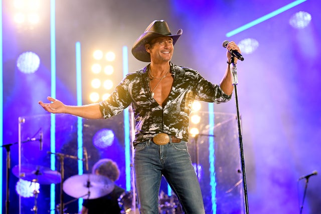 Tim McGraw performs at 2019 cma fest