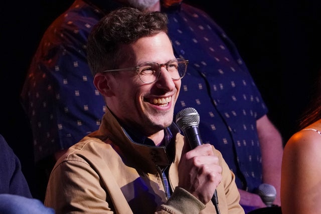 Andy Samberg at FYC event for brooklyn nine-nine