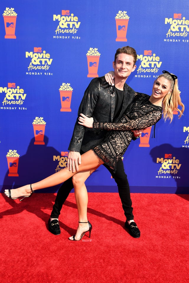 James Kennedy and Raquel Leviss at the 2019 MTV Movie and TV Awards 