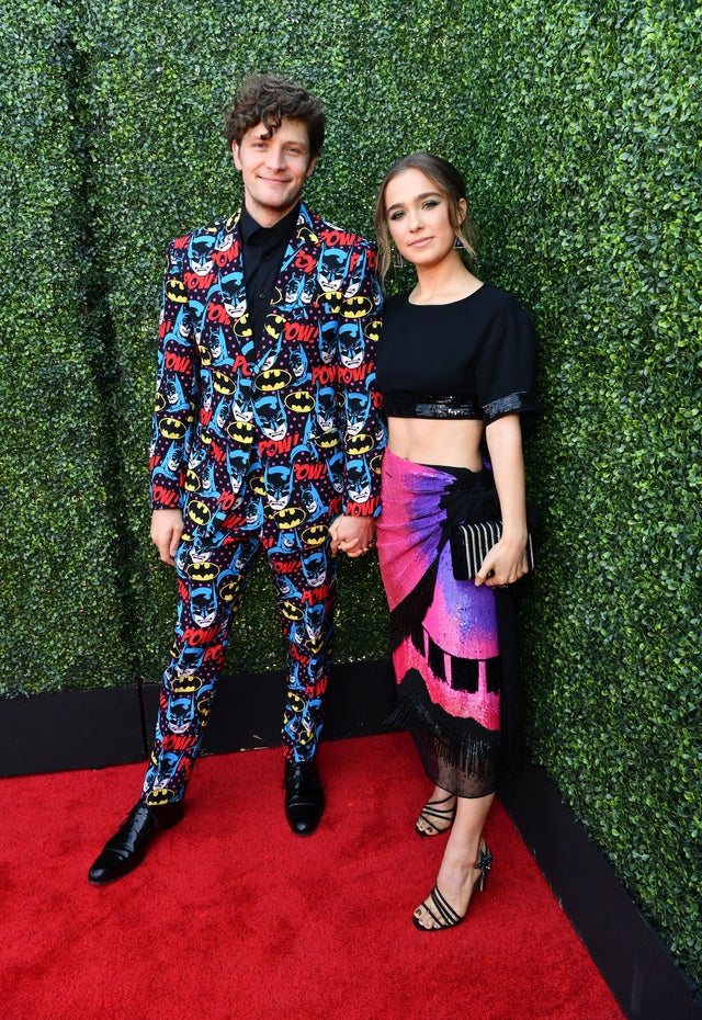 Brett Dier and Haley Lu Richardson at mtv tv & movie awards