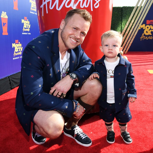 Spencer Pratt and son Gunner at 2019 mtv movie & tv awards