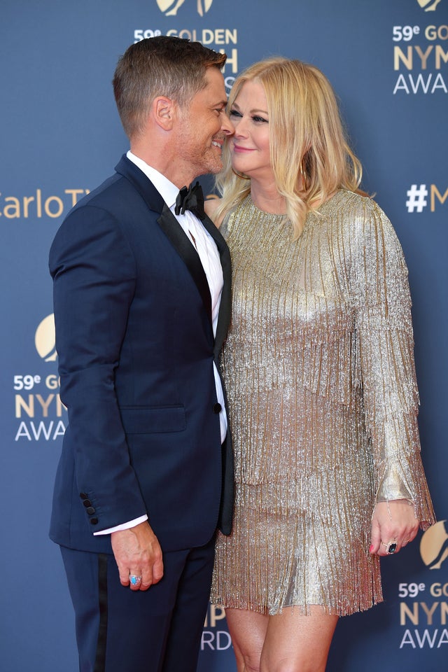 Rob Lowe and Sheryl Berkoff at 59th Monte Carlo TV Festival 