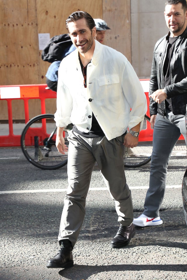 Jake Gyllenhaal at BBC Radio 2 in London