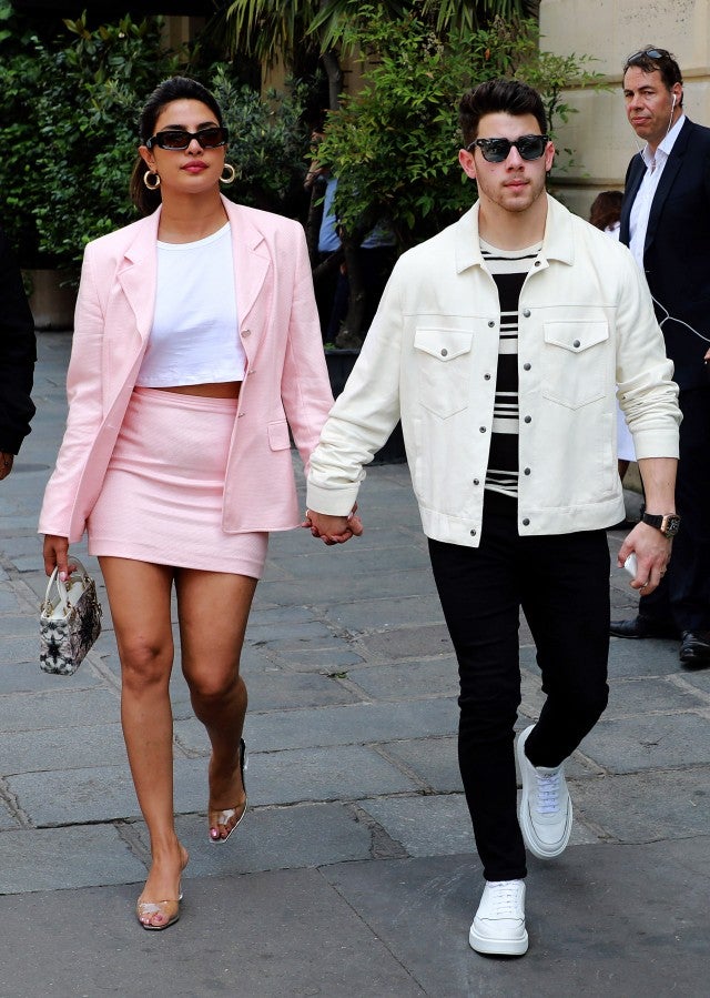 Priyanka Chopra and Nick Jonas in paris