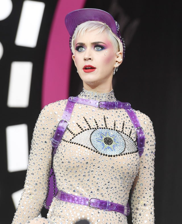 Katy Perry performs on day 3 of the Glastonbury Festival 2017