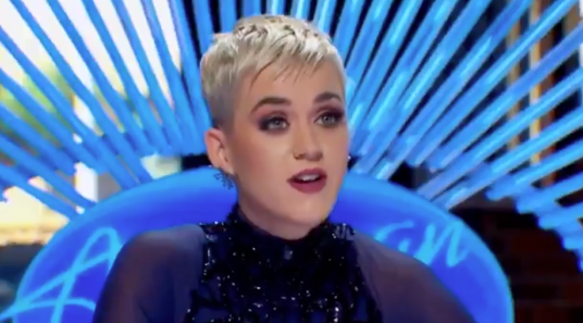 Katy Perry on American Idol in 2018