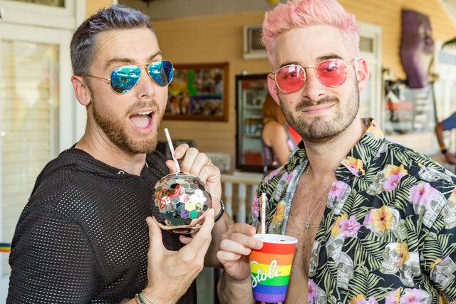 Lance Bass at key west pride