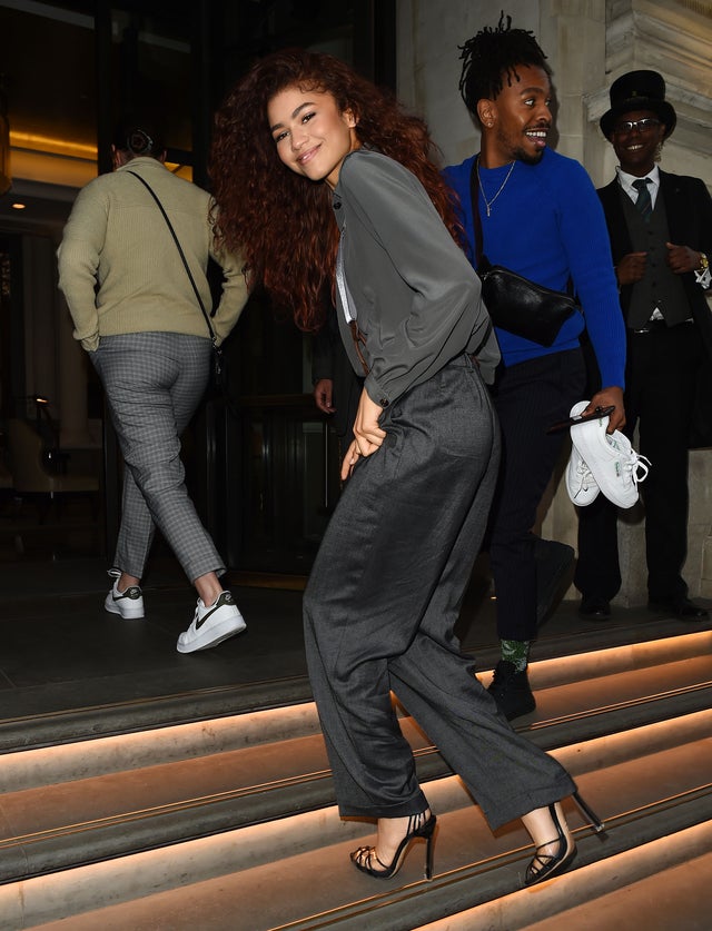 Zendaya at her hotel in london