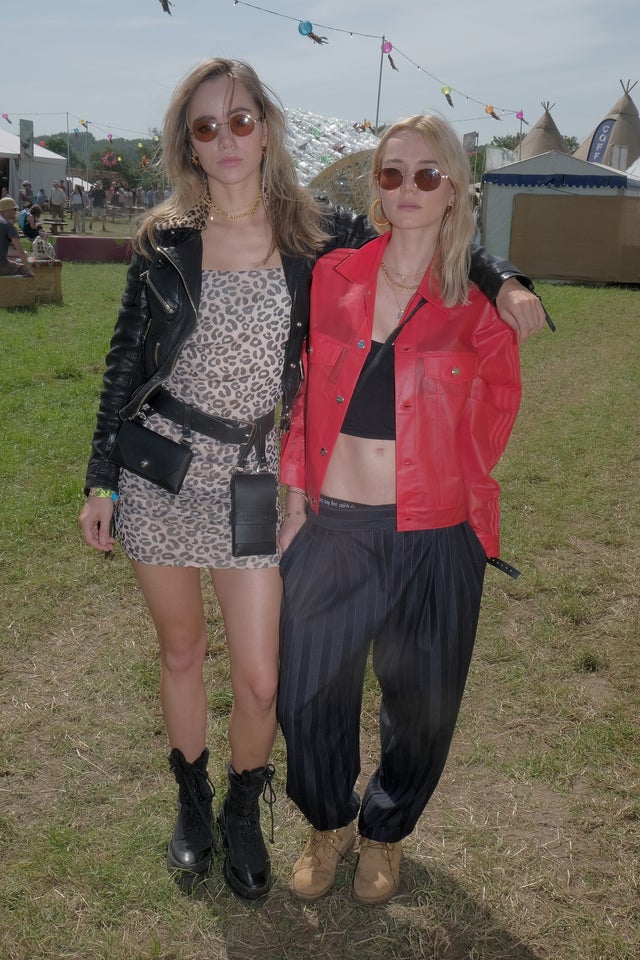 Suki Waterhouse and Immy Waterhouse