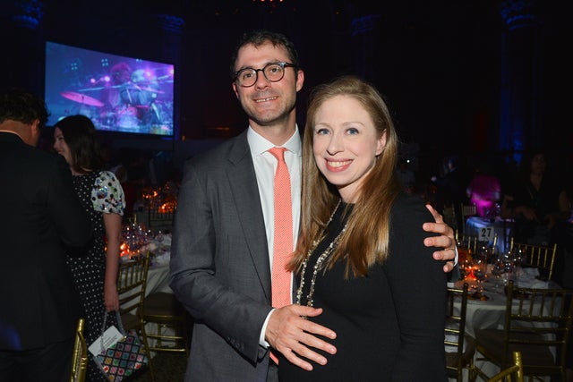Chelsea Clinton and husband in June 2019
