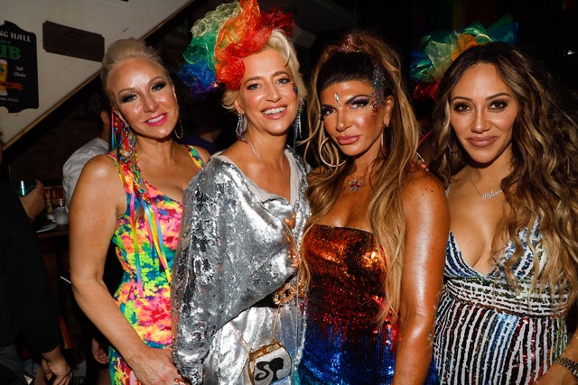 Margaret Josephs, Dorinda Medley, Teresa Guidice and Melissa Gorga during pride